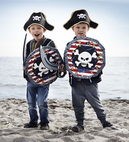 Liontouch Costume - Pirate Shield - Red/White