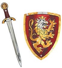 Liontouch Costume - Noble Knight-Set - Sword & Shield - Red Liontouch Costume - Noble Knight-Set - Sword & Shield - Red