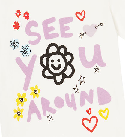 Stella McCartney Kids T-shirt - Off White w. Print