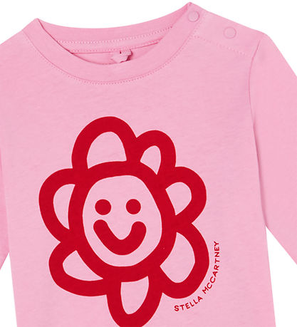 Stella McCartney Kids Blouse - Pink w. Flower Stella McCartney Kids Blouse - Pink w. Flower