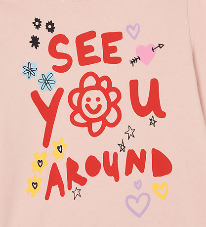 Stella McCartney Kids Sweatshirt - Pink Powder w. Print Stella McCartney Kids Sweatshirt - Pink Powder w. Print