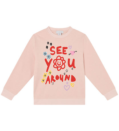 Stella McCartney Kids Sweatshirt - Pink Powder w. Print Stella McCartney Kids Sweatshirt - Pink Powder w. Print