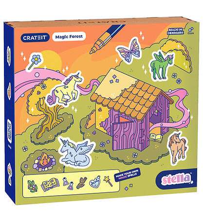 Crateit Creation Set - Wood - Unicorn - Magic Forest Crateit Creation Set - Wood - Unicorn - Magic Forest