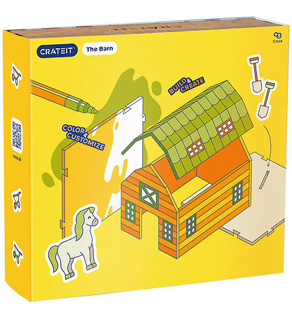 Crateit Creation Set - The Farm - Wood - Life I The Stable Crateit Creation Set - The Farm - Wood - Life I The Stable