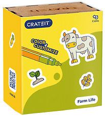 Crateit Creatieve Speelset - De Boerderij - Hout - Dierenvriende Crateit Creatieve Speelset - De Boerderij - Hout - Dierenvriende