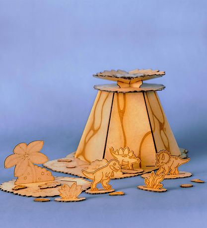 Crateit Creation Set - Dinosaur - Wood - Escape from the Volcano Crateit Creation Set - Dinosaur - Wood - Escape from the Volcano