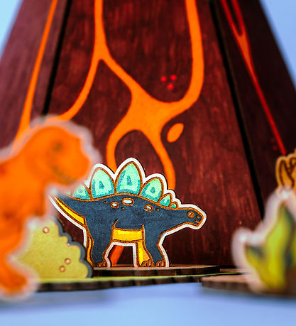 Crateit Creation Set - Dinosaur - Wood - Escape from the Volcano Crateit Creation Set - Dinosaur - Wood - Escape from the Volcano