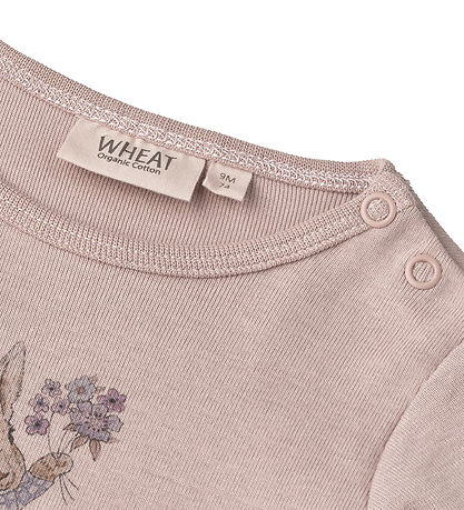 Wheat Bodysuit l/s - Sweetrabbit - Grey Rose