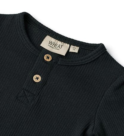 Wheat Bodysuit l/s - Rib - Benny - Navy