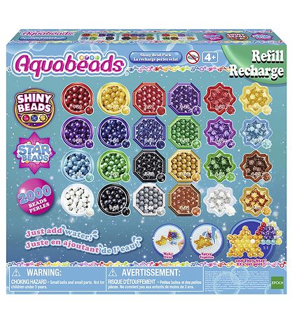 Aquabeads Beads - 2000+ pcs - Shiny Bead Pack