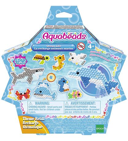 Aquabeads Beads - 600+ pcs - Ocean Life