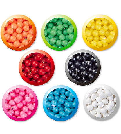 Aquabeads Beads - 800+ pcs - Solid Bead Pack - Multicolour