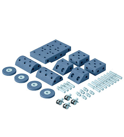 MODU Dreamer Set - 34 Parts - 70x40x20 cm - Deep Blue/Sky Blue MODU Dreamer Set - 34 Parts - 70x40x20 cm - Deep Blue/Sky Blue