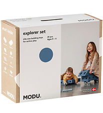 MODU Explorer Set - 20 Parts - 55x40x20 cm - Deep Blue/Sky Blue MODU Explorer Set - 20 Parts - 55x40x20 cm - Deep Blue/Sky Blue