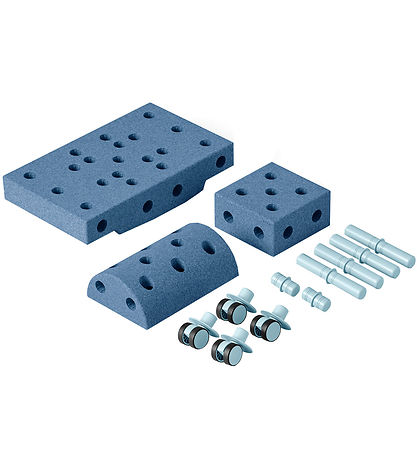 MODU Curiosity Set - 14 Parts - 50x30x20 cm - Deep Blue/Sky Blue MODU Curiosity Set - 14 Parts - 50x30x20 cm - Deep Blue/Sky Blue