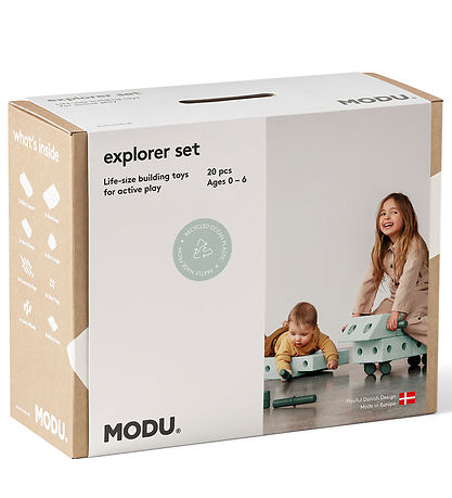 Explorer Set MODU - 20 Parties - 55x40x20 cm - Ocean Menthe/Forê