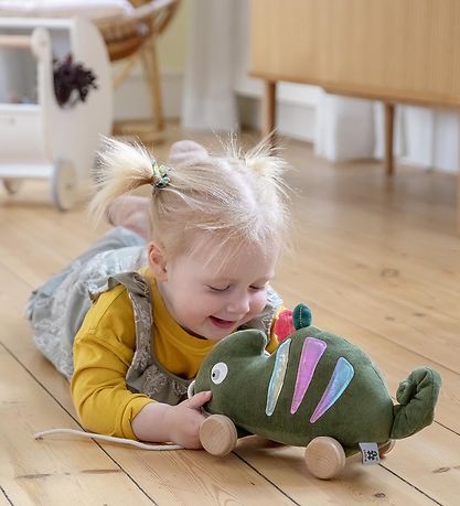 Sebra Pull Along Toy - Fabric - The Chameleon Carly