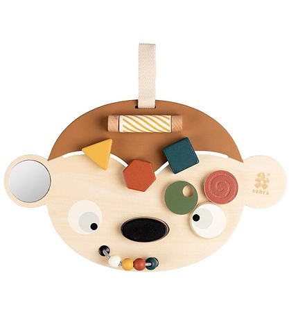 Sebra Activity Toy - Wood - Maci the monkey
