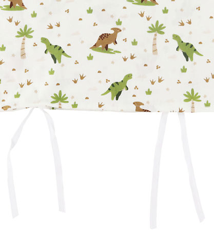 Nørgaard Madsens Bedding - Baby - White w. Dino