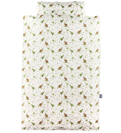 Nørgaard Madsens Bedding - Baby - White w. Dino