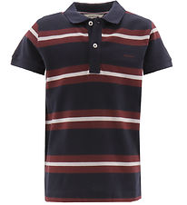 GANT Polo - Evening Blue w. Red/White GANT Polo - Evening Blue w. Red/White