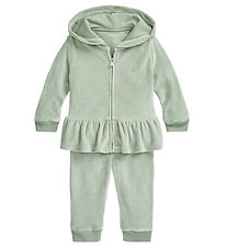 Polo Ralph Lauren Cardigan/Velvet Trousers - Dusty Green Polo Ralph Lauren Cardigan/Velvet Trousers - Dusty Green