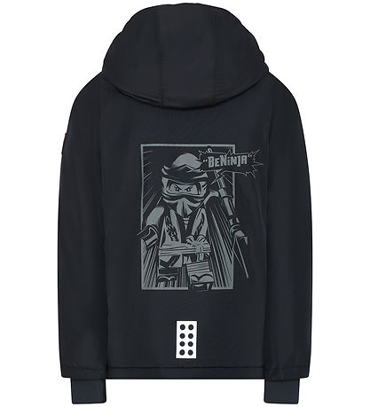 LEGO® Ninjago Winterjacke - LWJesse 607 - Schwarz m. Print