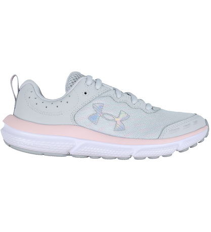 Chaussures Under Armour - GGS Assert 10 - Blanc/Gris Chaussures Under Armour - GGS Assert 10 - Blanc/Gris