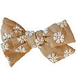 Pince à cheveux av. Noeud Papillon By Stær - Blanc - 9x6 cm - Be