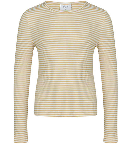 Grunt Blouse - Rib - Gordo - Egg Shell/White Striped