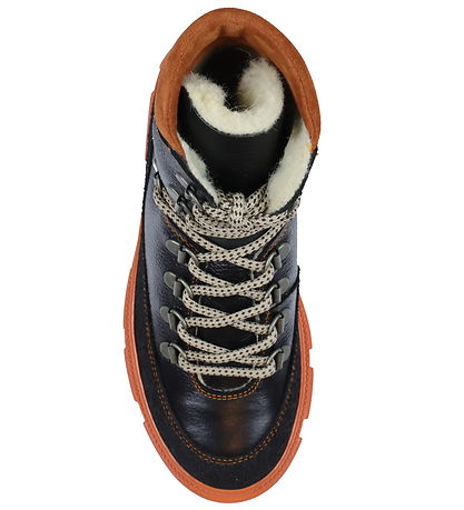 Angulus Winter Boots - Black/Terracotta
