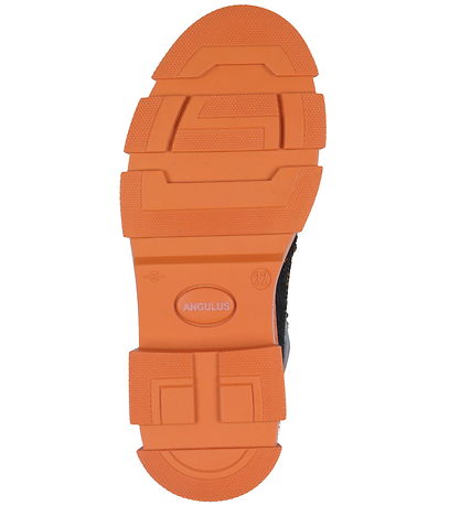Angulus Winter Boots - Black/Terracotta
