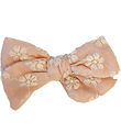 Pince à cheveux av. Noeud Papillon By Stær - Blanc - 9x6 cm - Ro
