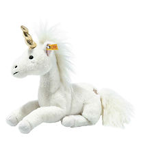 Steiff Knuffel - 27 cm - Unicorn - White Steiff Knuffel - 27 cm - Unicorn - White