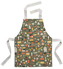 Petit Jour Paris Apron - Coated - Army Green w. Imagination Petit Jour Paris Apron - Coated - Army Green w. Imagination