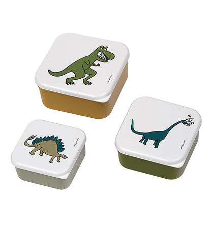 Petit Jour Paris Lunchbox Set - 3 pcs - 11.5 x 5.5 cm - Dinosaur Petit Jour Paris Lunchbox Set - 3 pcs - 11.5 x 5.5 cm - Dinosaur