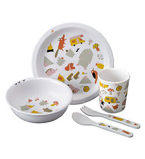 Petit Jour Paris Dinner Set - 5 Parts - Melamine - The adventure Petit Jour Paris Dinner Set - 5 Parts - Melamine - The adventure