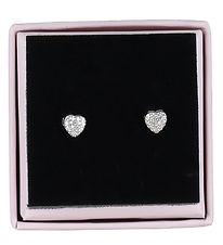 Boucles d'oreilles MillaVanilla - Coeur Glitter - Argent Boucles d'oreilles MillaVanilla - Coeur Glitter - Argent