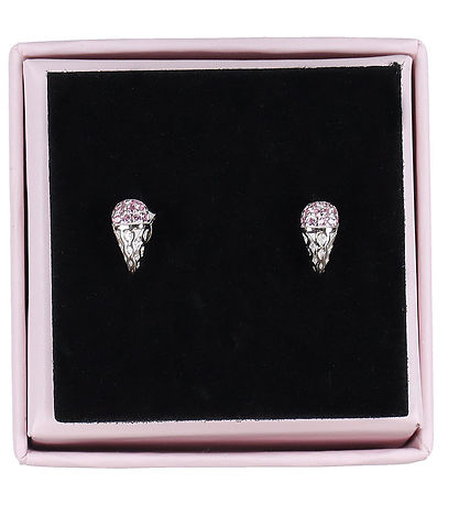 MillaVanilla Earrings - Ice Cream Cone - Silver