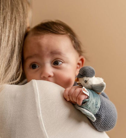 Little Dutch Rassel - Vogel m. Hut - Armband Rassel