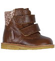 Angulus Prewalker Boots w. Lining - Tex - Cognac/Maple Glitter