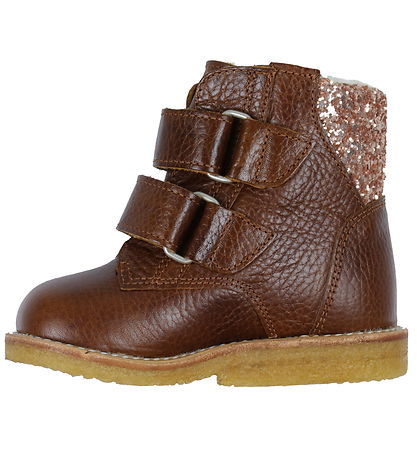 Angulus Prewalker Boots w. Lining - Tex - Cognac/Maple Glitter
