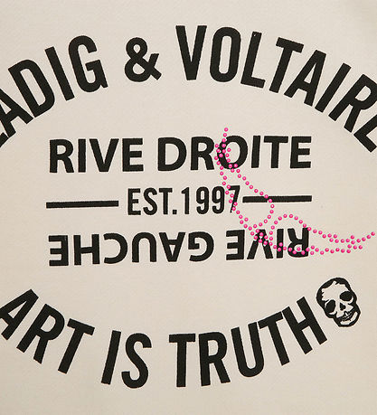 Zadig & Voltaire Sweatshirt - Ivory w. Text