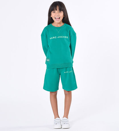 Little Marc Jacobs Sweatshirt - Green w. Print Little Marc Jacobs Sweatshirt - Green w. Print