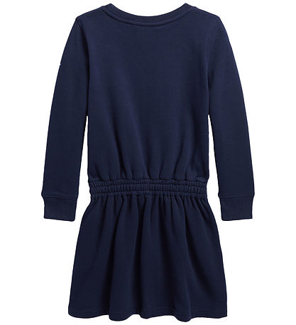 Polo Ralph Lauren Sweatkleid - Navy m. Kuscheltier Polo Ralph Lauren Sweatkleid - Navy m. Kuscheltier