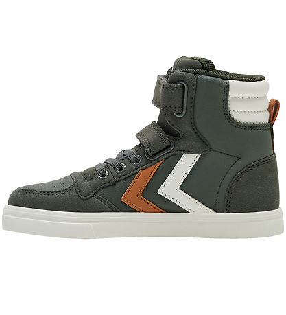 Hummel Boots - Slimmer Stadil Leather High Jr - Forest night