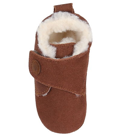 Wheat Soft Sole Leather Shoes w. Lining - Taj - Cognac Wheat Soft Sole Leather Shoes w. Lining - Taj - Cognac