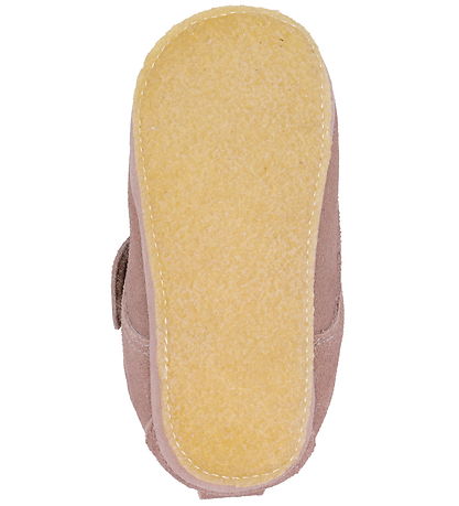 Wheat Soft Sole Leather Shoes w. Lining - Taj - Dusty Rouge