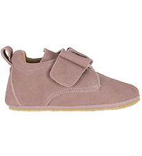 Wheat Soft Sole Leather Shoes - Bow - Dusty Rouge Wheat Soft Sole Leather Shoes - Bow - Dusty Rouge