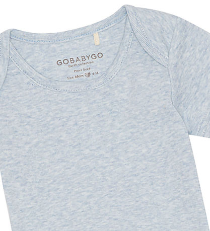 GoBabyGo Bodysuit s/s - Hazel - Sea GoBabyGo Bodysuit s/s - Hazel - Sea